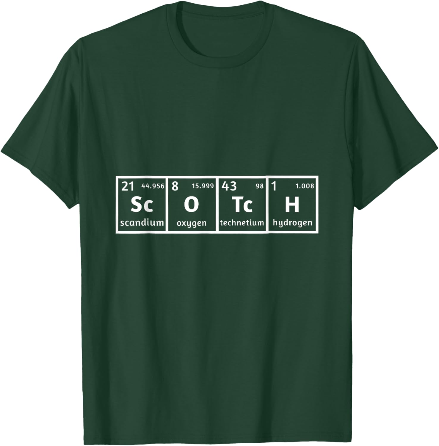 Funny Scotch single malt Chemistry islay T-Shirt - T-Shirt | Forest