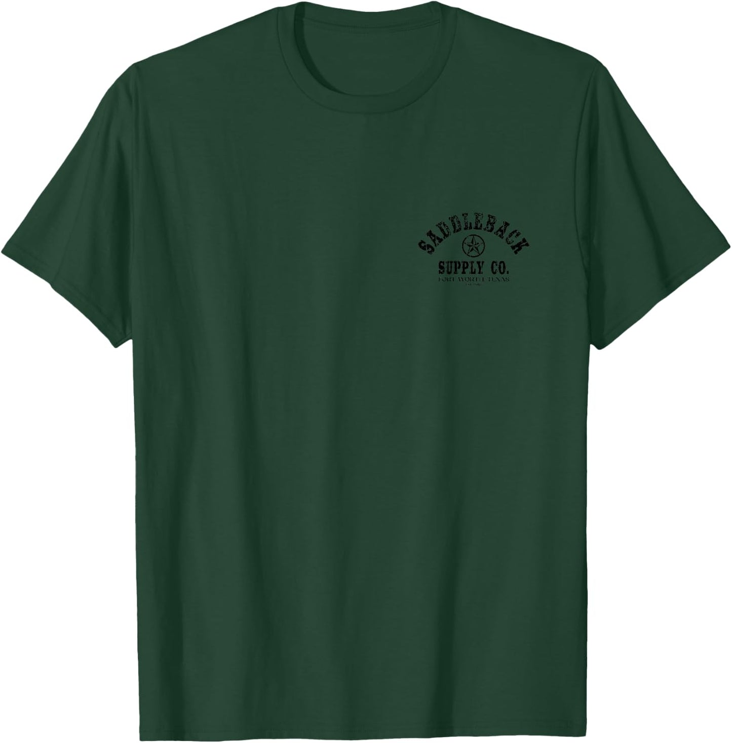 Saddleback Texas Lone Star Western Lightweight, Graphic T-Shirt - T-Shirt | Forest