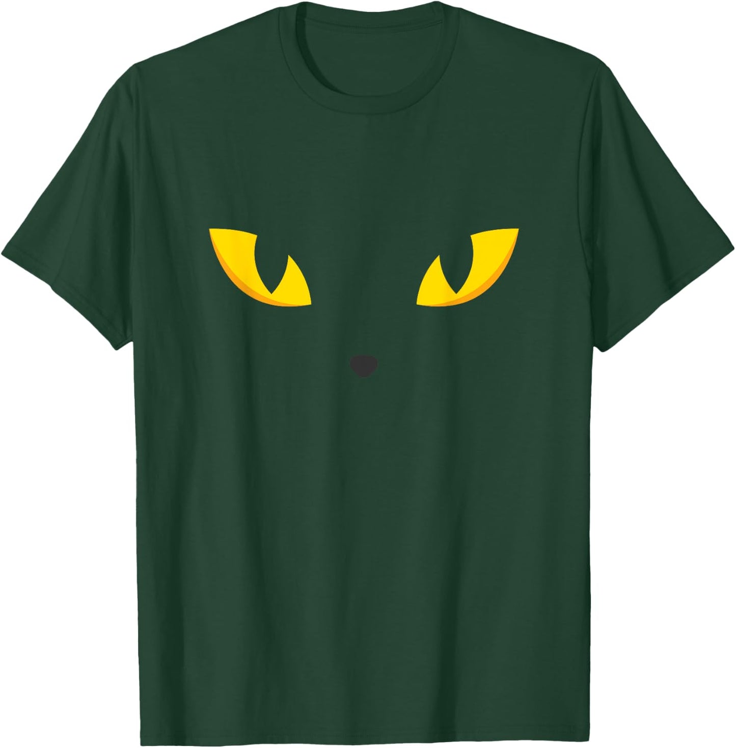 Cat Eyes - Black Cat Women & Kids Funny Cat T-Shirt - T-Shirt | Forest