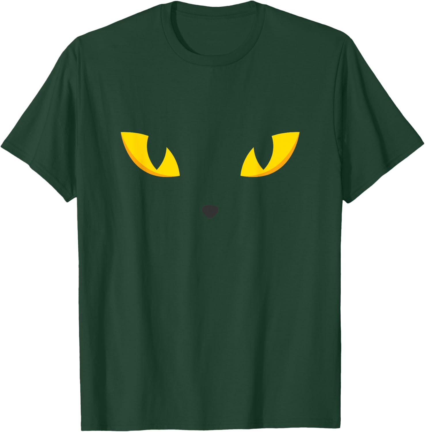 Cat Eyes - Black Cat Women & Kids Funny Cat T-Shirt - T-Shirt | Forest