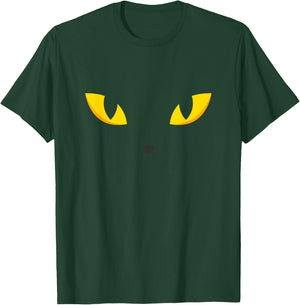 Cat Eyes - Black Cat Women & Kids Funny Cat T-Shirt - T-Shirt | Forest