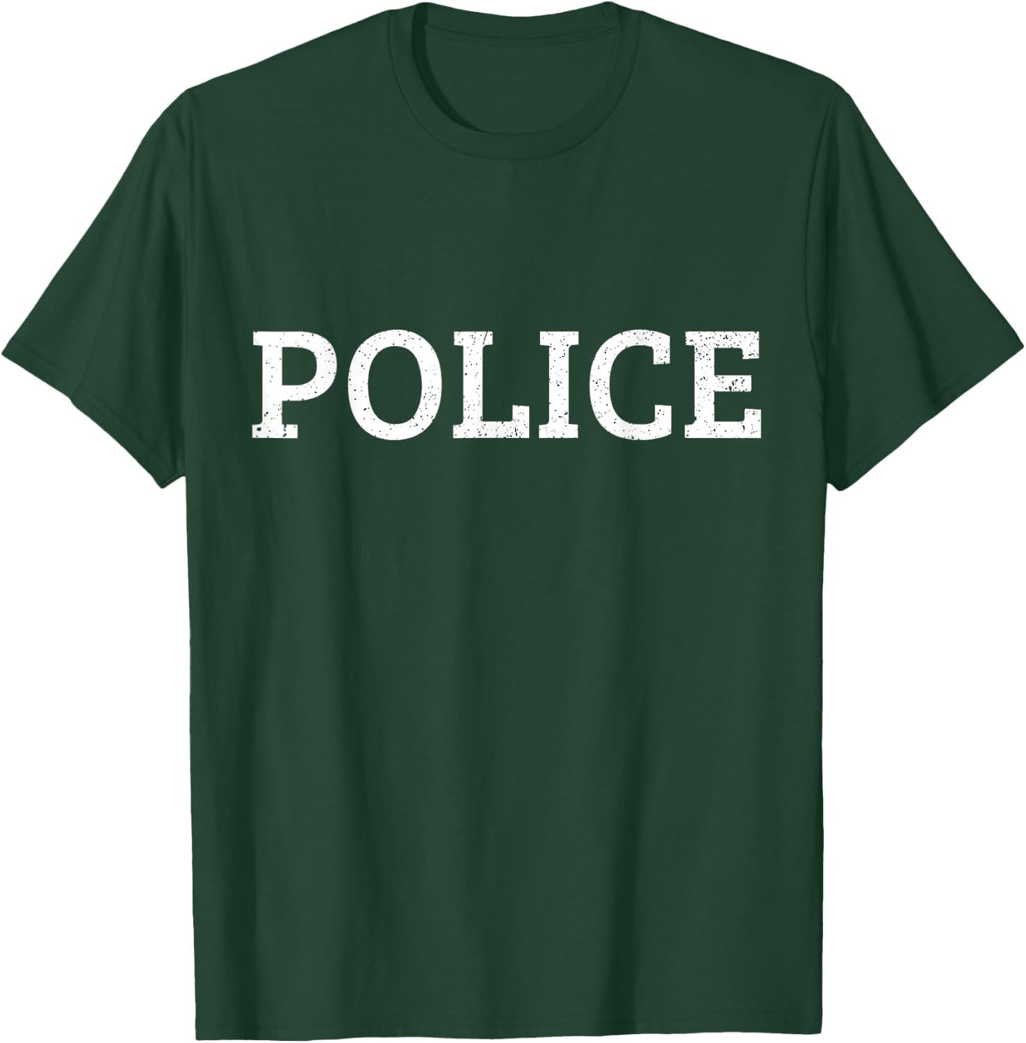 Halloween Policeman Costume Halloween Police Officer Costume T-Shirt - T-Shirt | Forest