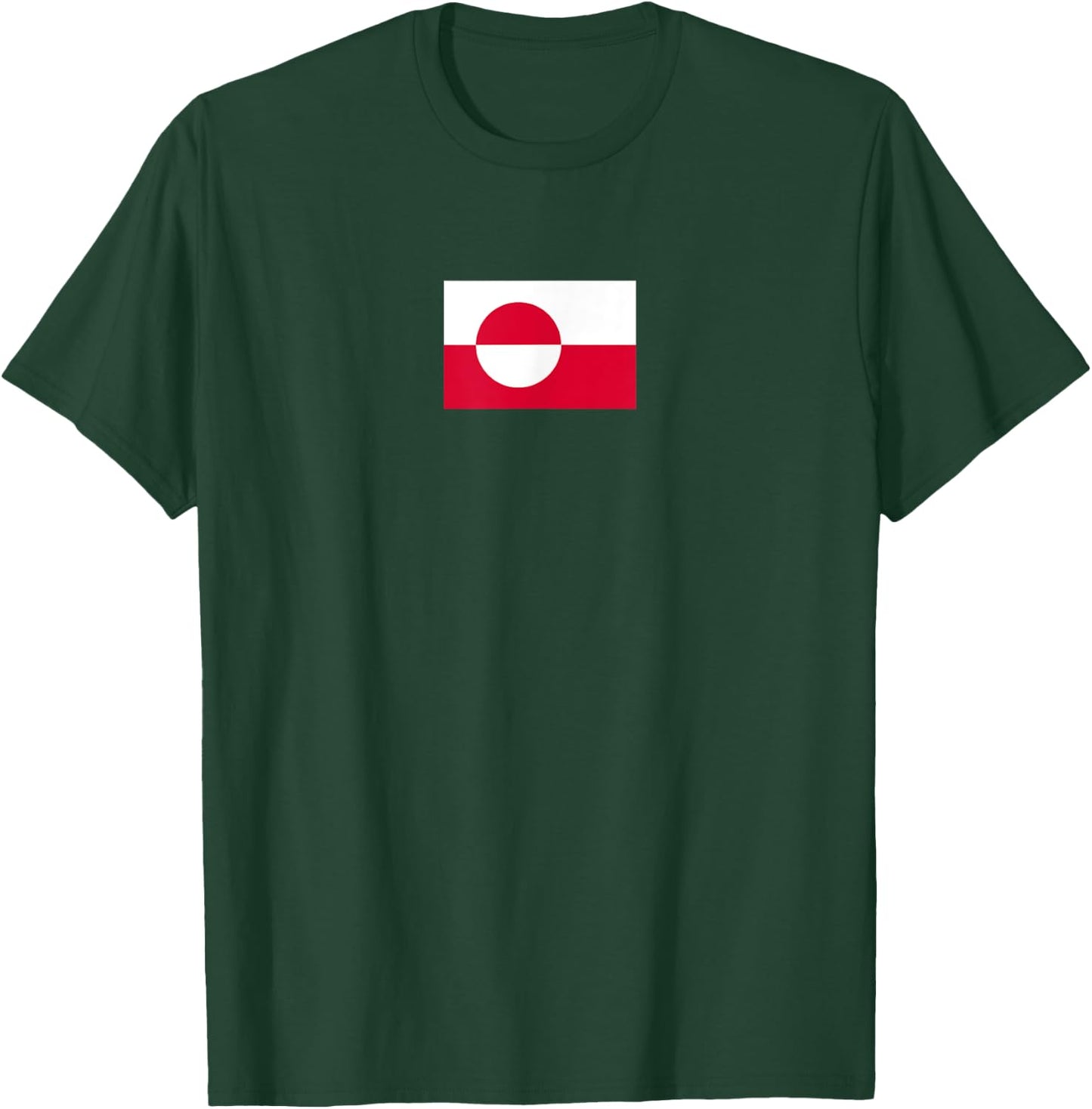 Greenlandic Flag of Greenland T-Shirt - T-Shirt | Forest