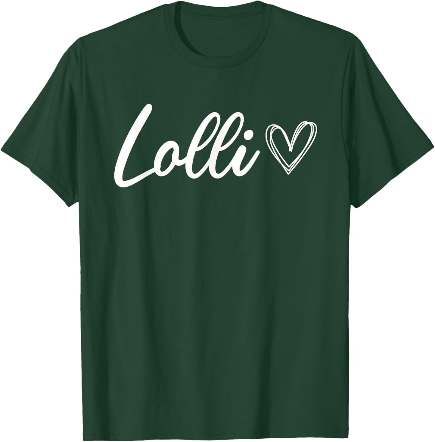 Lolli for Grandma Grandmother Announcement T-Shirt - T-Shirt | Forest