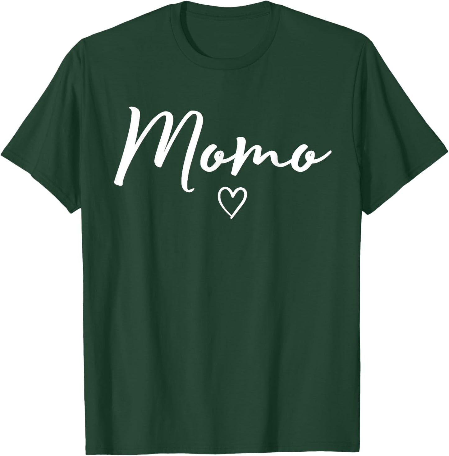 Momo Gifts Grandma Heart Mother's Day Momo T-Shirt - T-Shirt | Forest