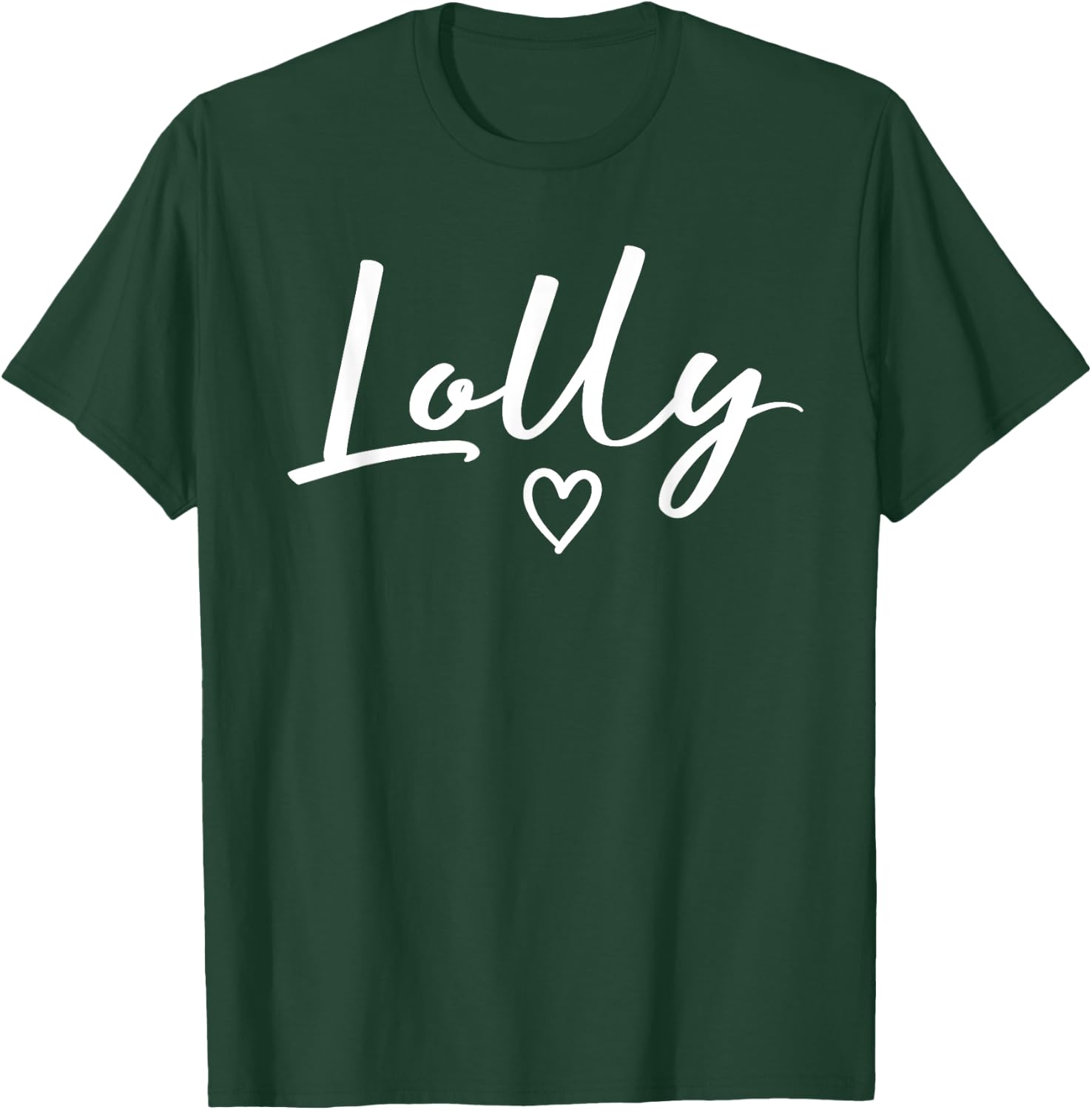 Lolly Gifts Grandma Heart Mother's Day Lolly T-Shirt - T-Shirt | Forest