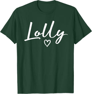Lolly Gifts Grandma Heart Mother's Day Lolly T-Shirt - T-Shirt | Forest