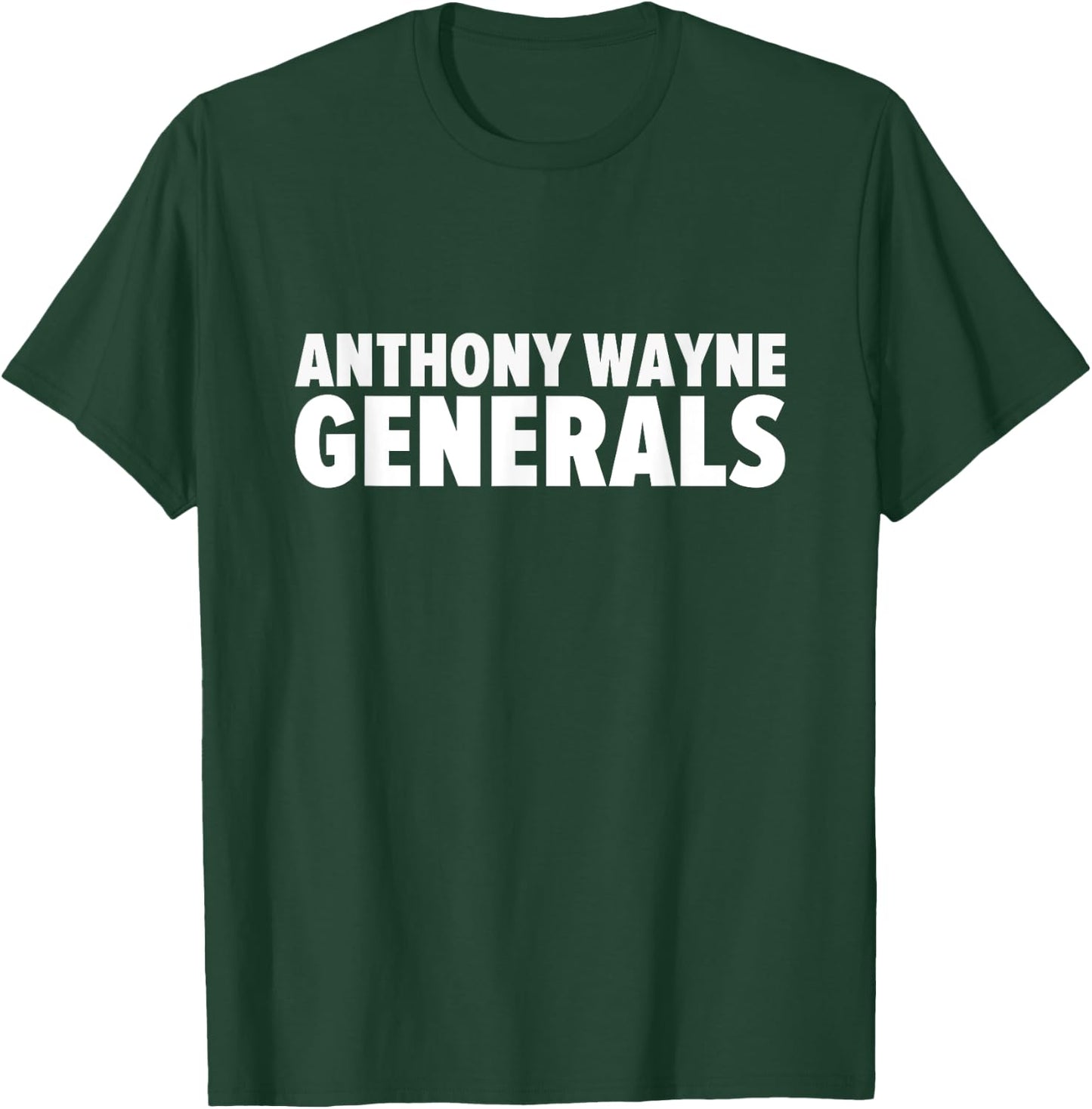 Anthony Wayne Generals Bold T-Shirt - T-Shirt | Forest