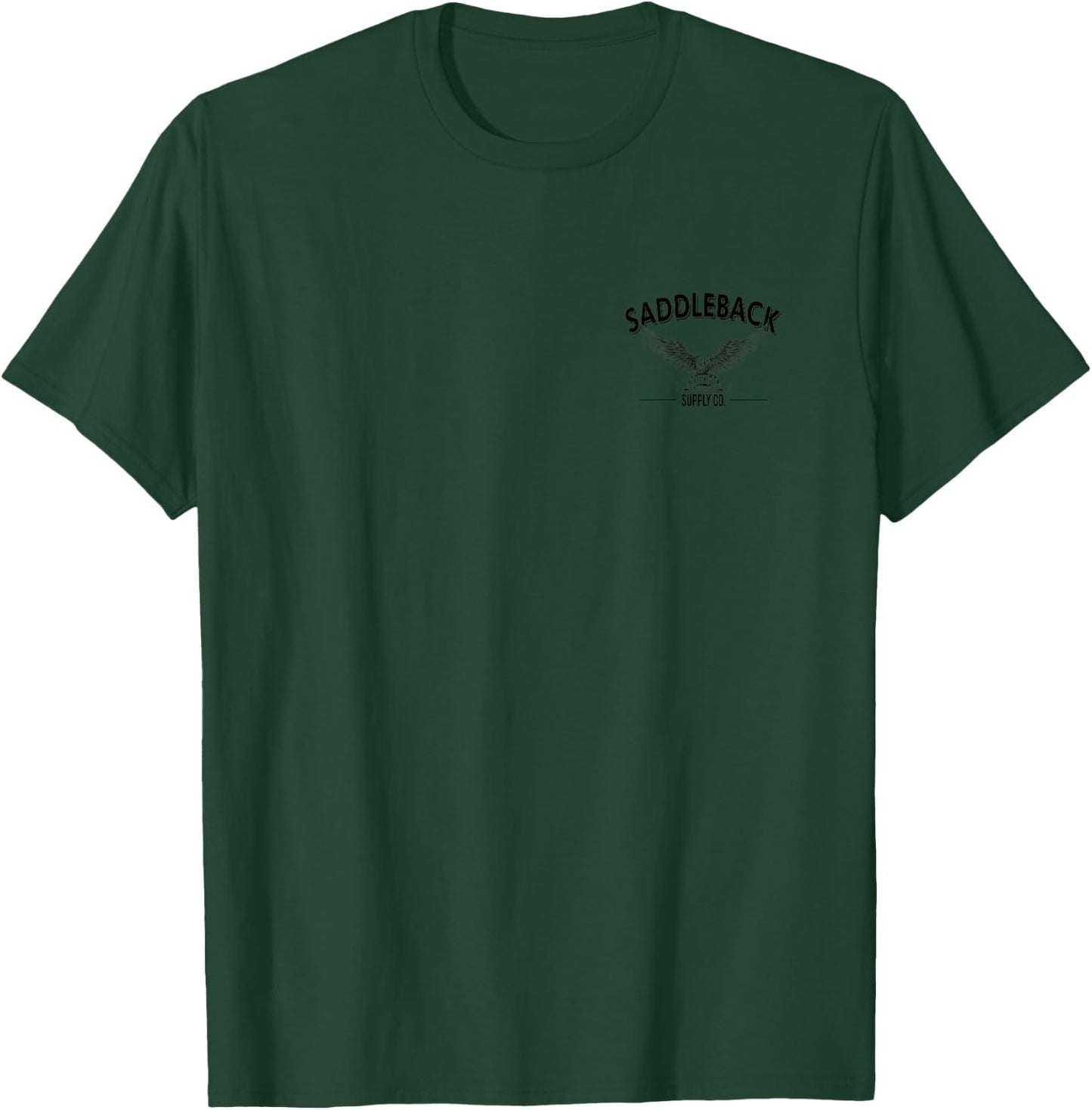 Saddleback Eagle Logo Lightweight Graphic T-Shirt - T-Shirt | Forest