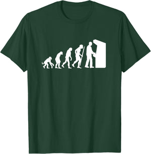 Funny Arcade Evolution arcade old school video game T-Shirt - T-Shirt | Forest