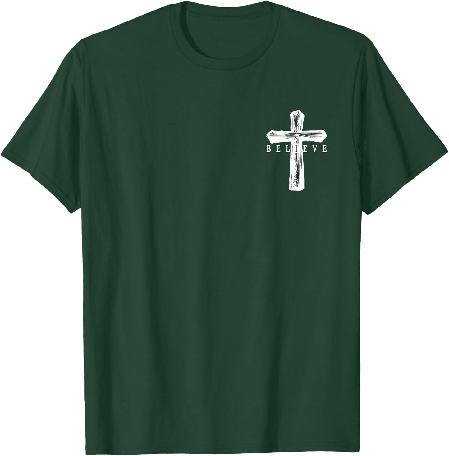 Christian Cross Religious T-Shirt - T-Shirt | Forest