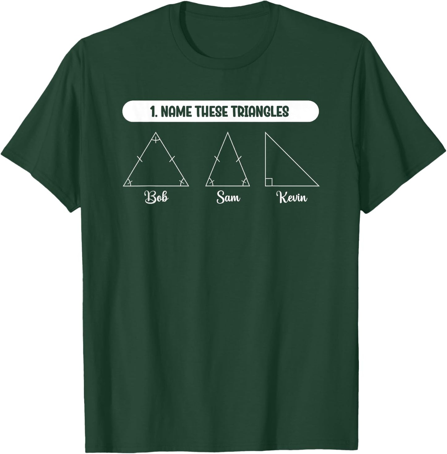 Funny Geometry Math Student Analysis T-Shirt - T-Shirt | Forest