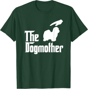 Coton de Tulear Dog Mom The DogMother Funny Dogs Lovers T-Shirt - T-Shirt | Forest