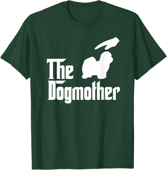 Coton de Tulear Dog Mom The DogMother Funny Dogs Lovers T-Shirt - T-Shirt | Forest