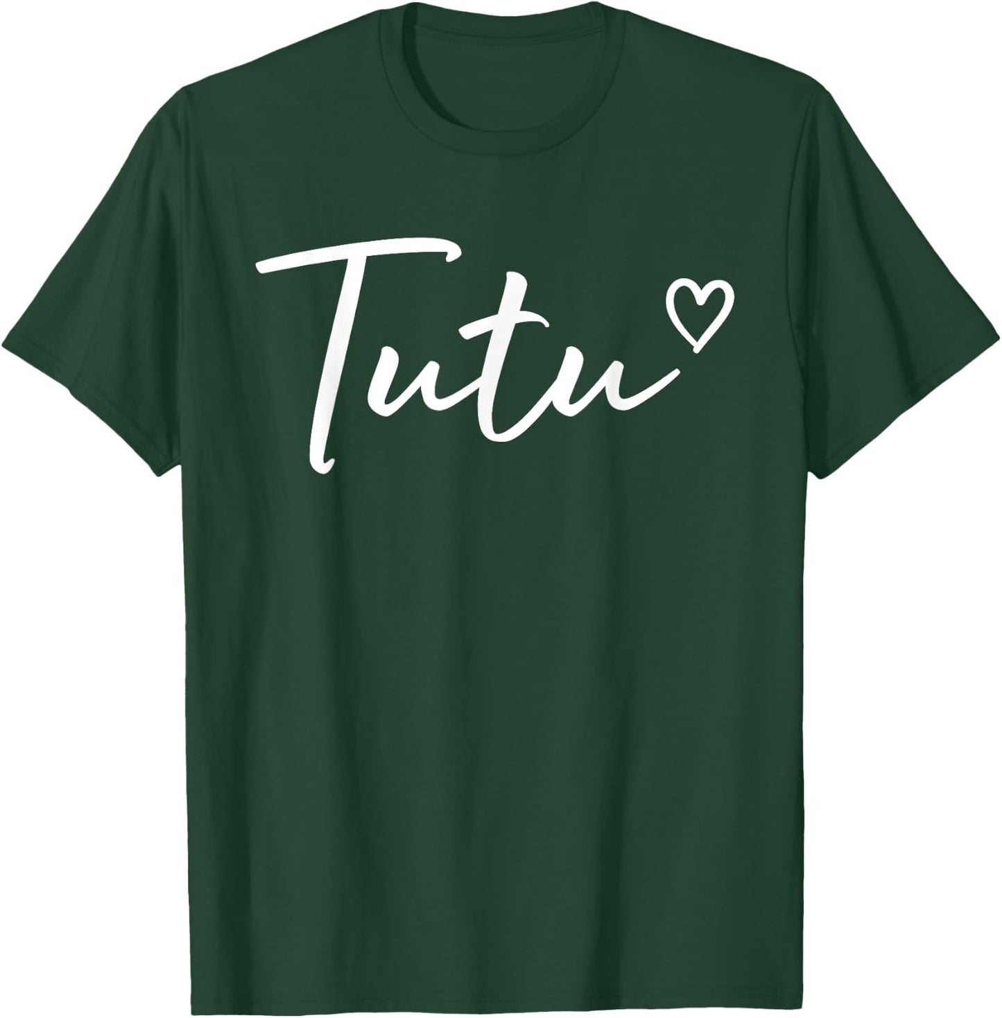 Tutu Gifts Grandma Heart Mother's Day Tutu T-Shirt - T-Shirt | Forest