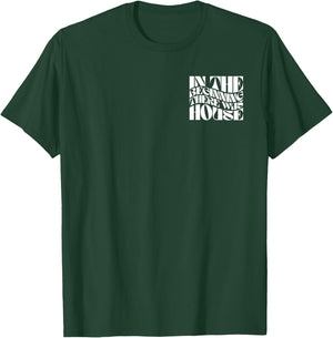 In The Beginning There Was House - EDM DJ Front & Back T-Shirt - T-Shirt | Forest