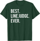 Best Line Judge Ever Funny Volleyball T-Shirt - T-Shirt | Forest