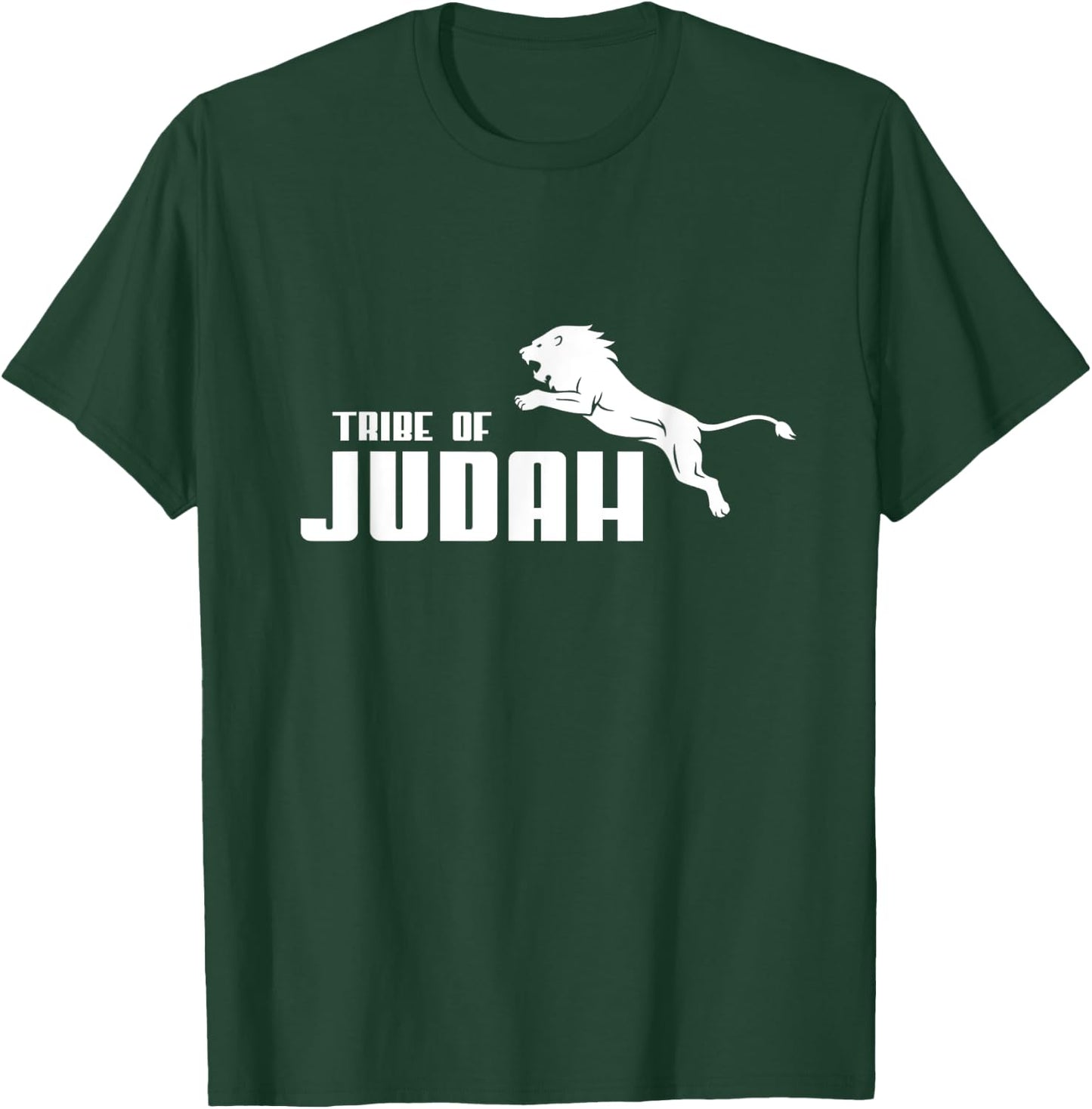 Tribe of Judah Lion Jumping Lion Of Zion Hebrew Israelite T-Shirt - T-Shirt | Forest