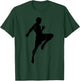 Muay Thai Silhouette Boxing Funny Martial Arts Gift Men Boys T-Shirt - T-Shirt | Forest