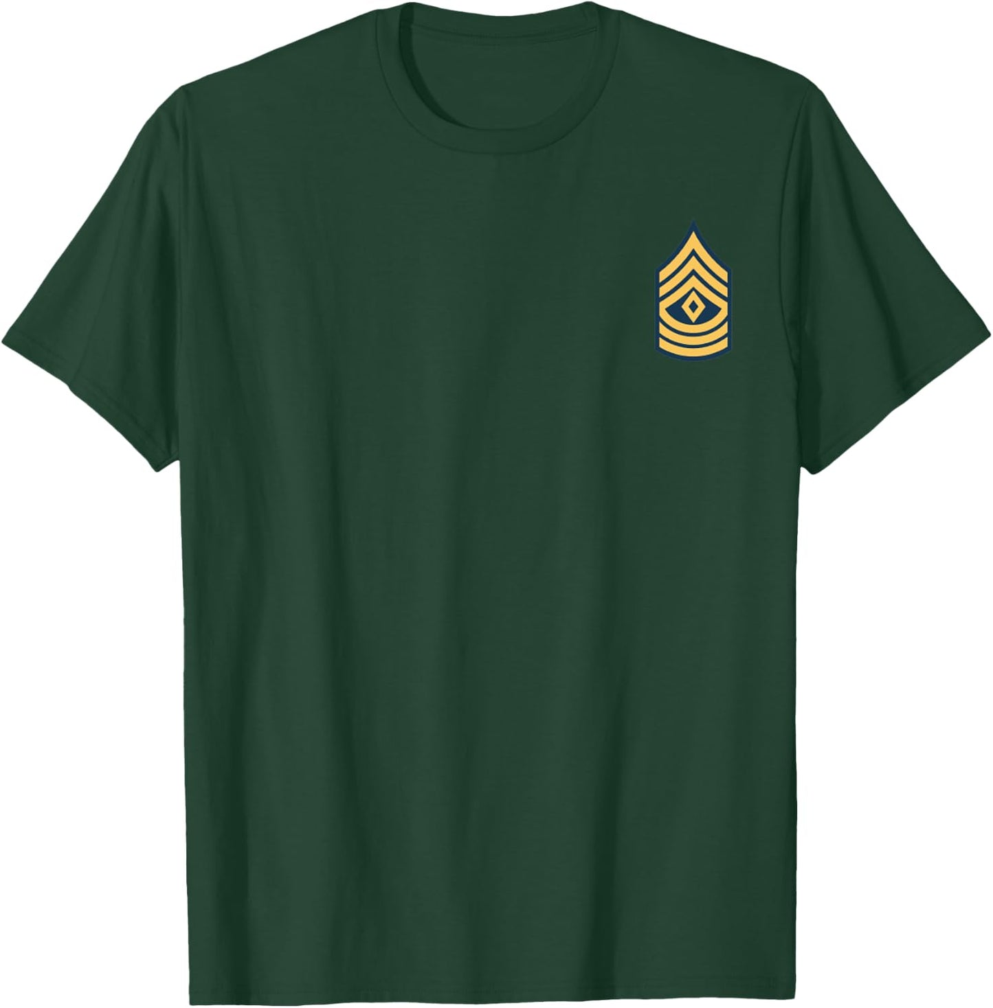 Army First Sergeant E-8 Military Rank Insignia T-Shirt - T-Shirt | Forest