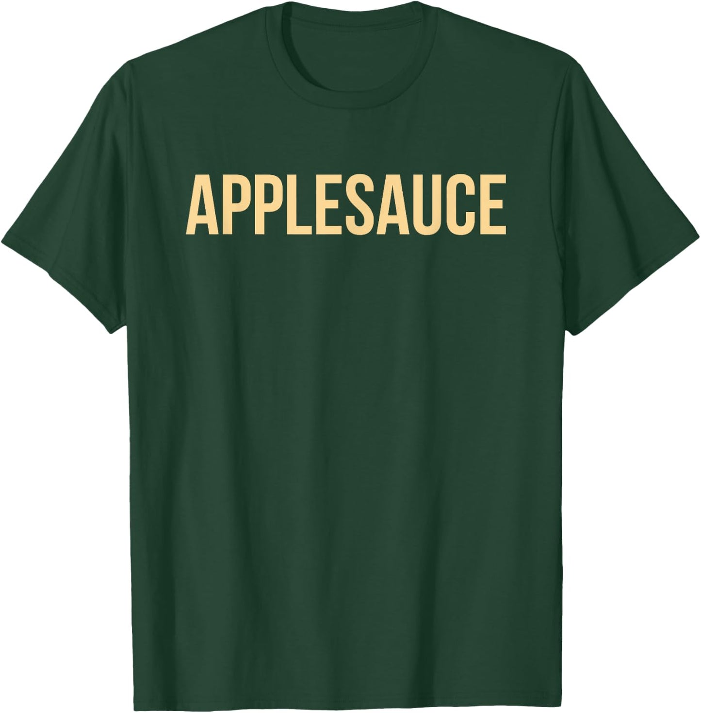 Applesauce Lazy Costume Last Minute Halloween Costume T-Shirt - T-Shirt | Forest