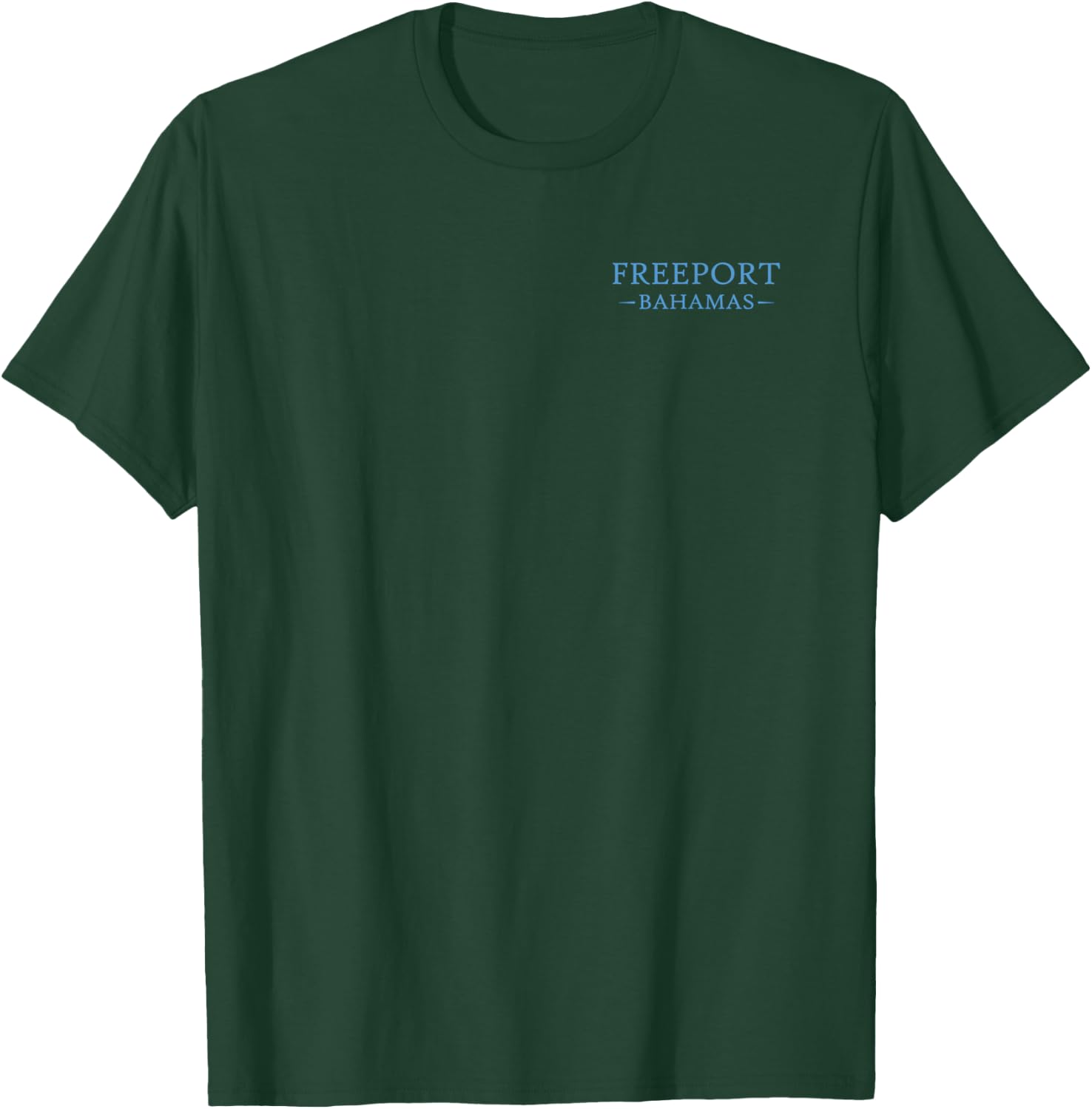 Freeport Bahamas Stingray Ocean Animals (Front & Back) T-Shirt - T-Shirt | Forest