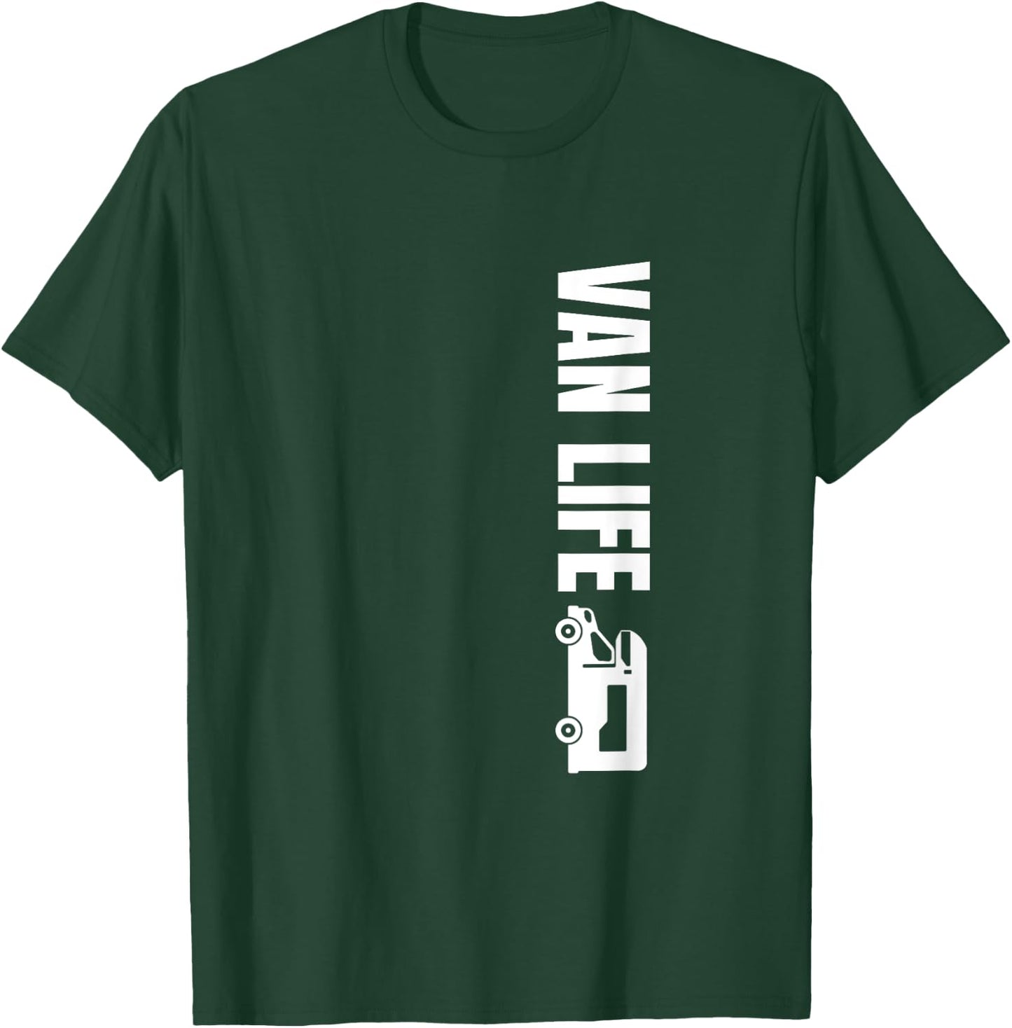 Vanlife Nomads Vintage Distressed Van Life T-Shirt - T-Shirt | Forest