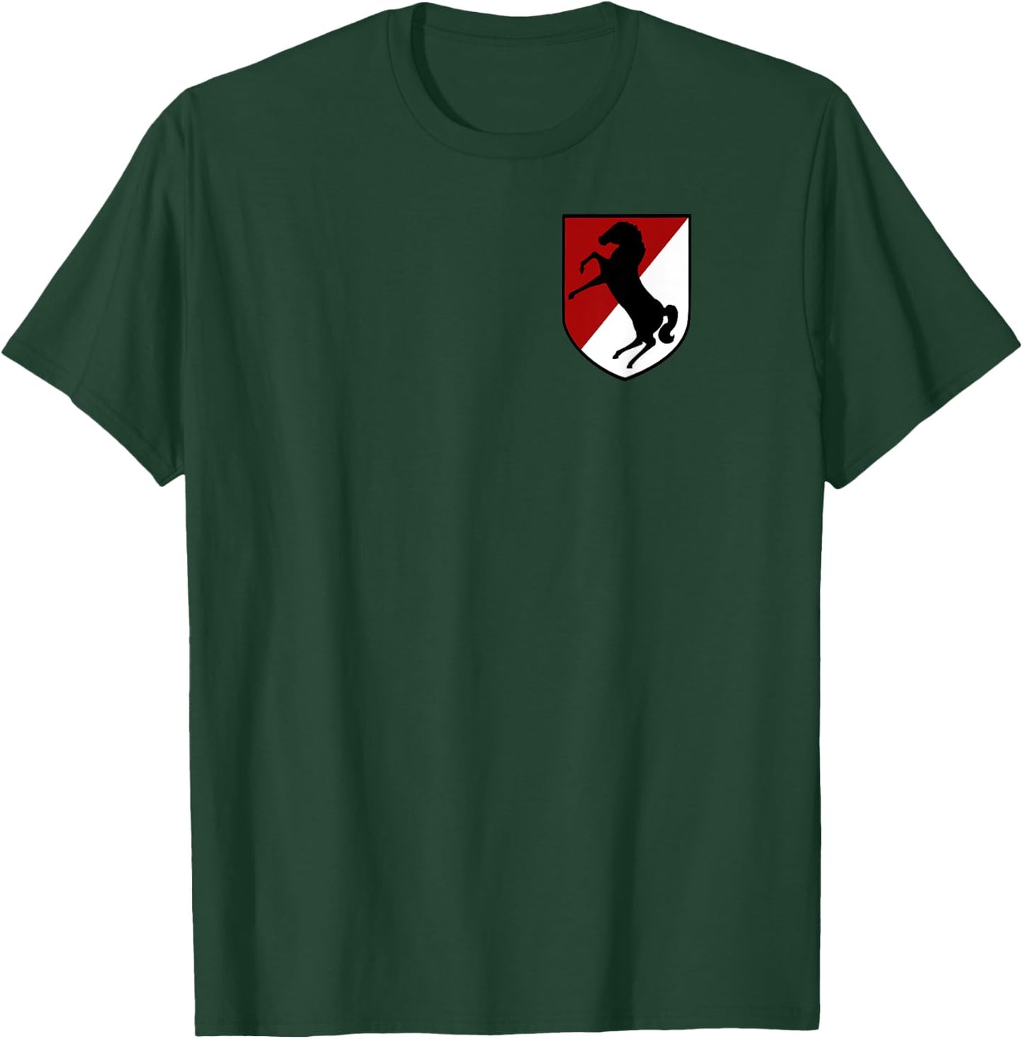 11th Armored Cavalry Regiment Patch - 11th ACR T-Shirt - T-Shirt | Forest