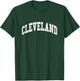 CLEVELAND - Throwback Design - Classic T-Shirt - T-Shirt | Forest