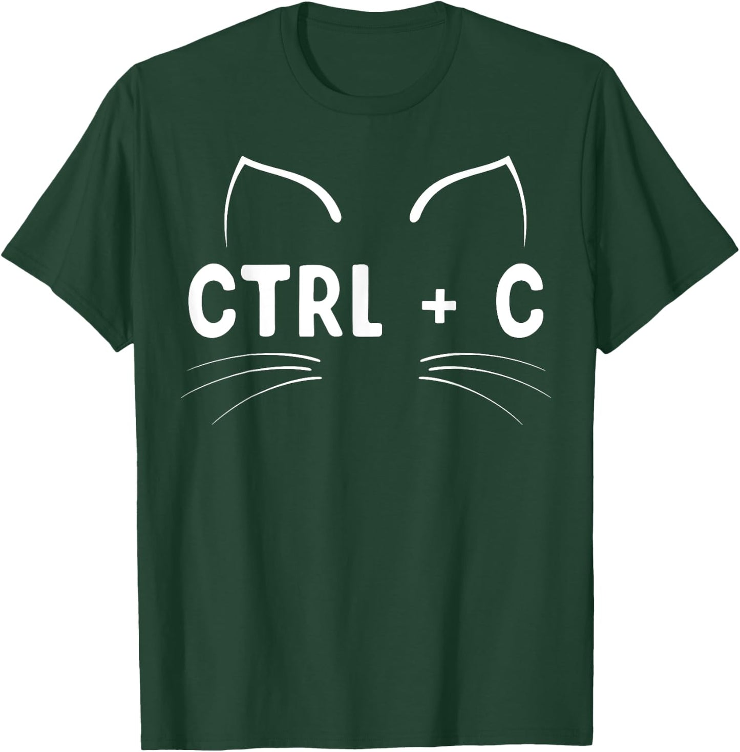 Copy Cat Halloween Costume for Cat Lover Pet Owner Couples T-Shirt - T-Shirt | Forest