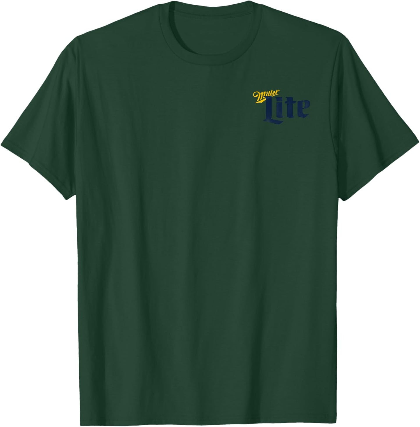 Miller Lite A Fine Pilsner Vintage Blue Faux Pocket T-Shirt - T-Shirt | Forest