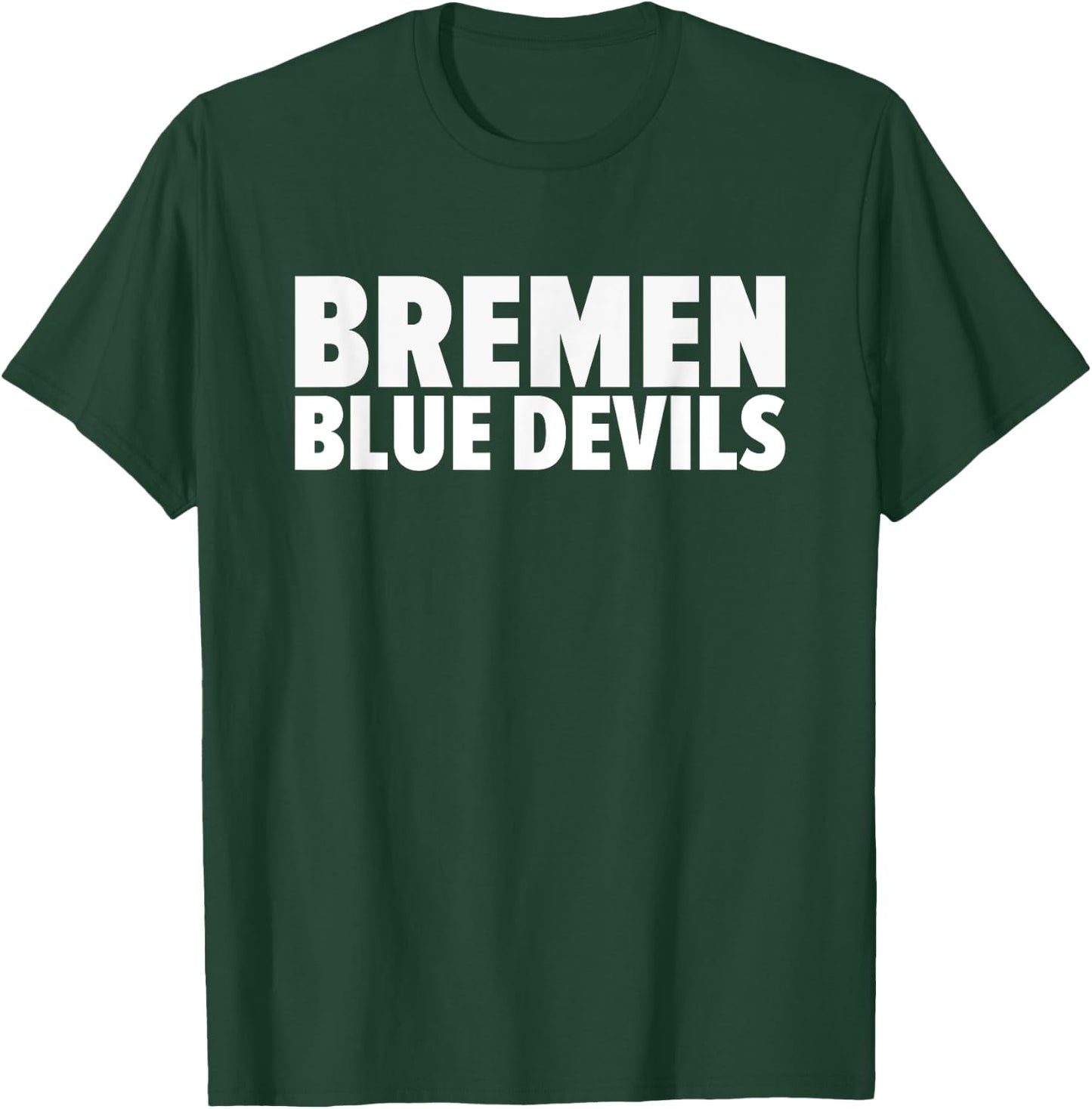 Bremen Blue Devils Bold T-Shirt - T-Shirt | Forest