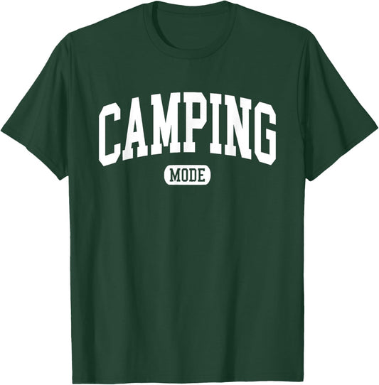 Retro Camping Mode Camper Hiking Lover Camping Crew Outside T-Shirt - T-Shirt | Forest