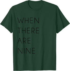 Amicus Curiae When There Are Nine Simple Solid Grey Cotton Classic Fit Short Sleeve T-Shirt - T-Shirt | Forest
