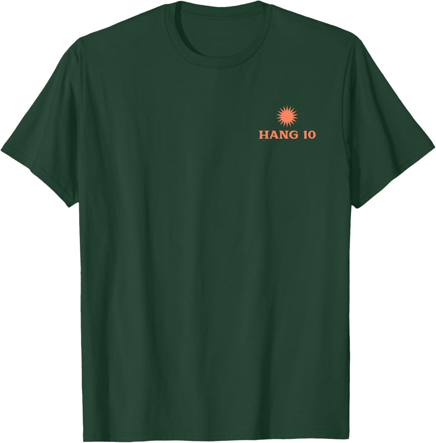 Hang 10 Ride The Waves T-Shirt - T-Shirt | Forest
