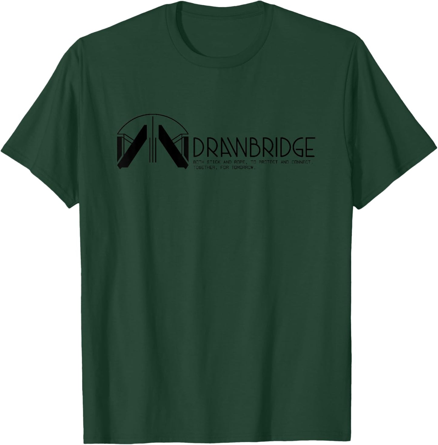 Drawbridge Logo Death Stranding Video Gaming Merch T-Shirt - T-Shirt | Forest