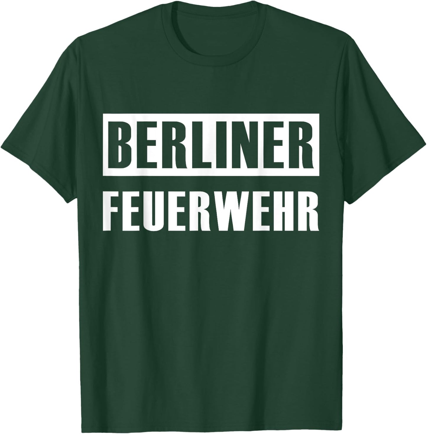 Berlin Fire Brigade Uniform Fireman T-Shirt - T-Shirt | Forest