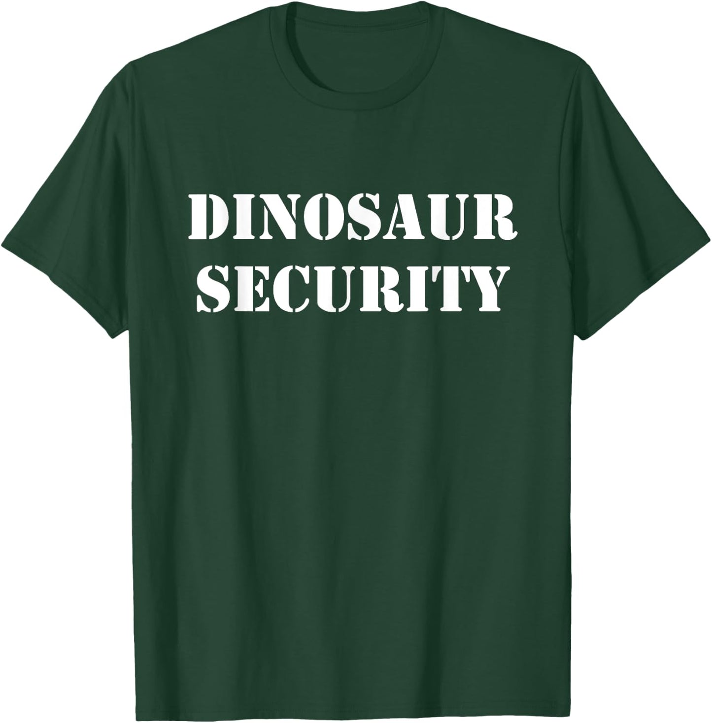 Funny Dinosaur Security Halloween Chaperone Costume Party T-Shirt - T-Shirt | Forest