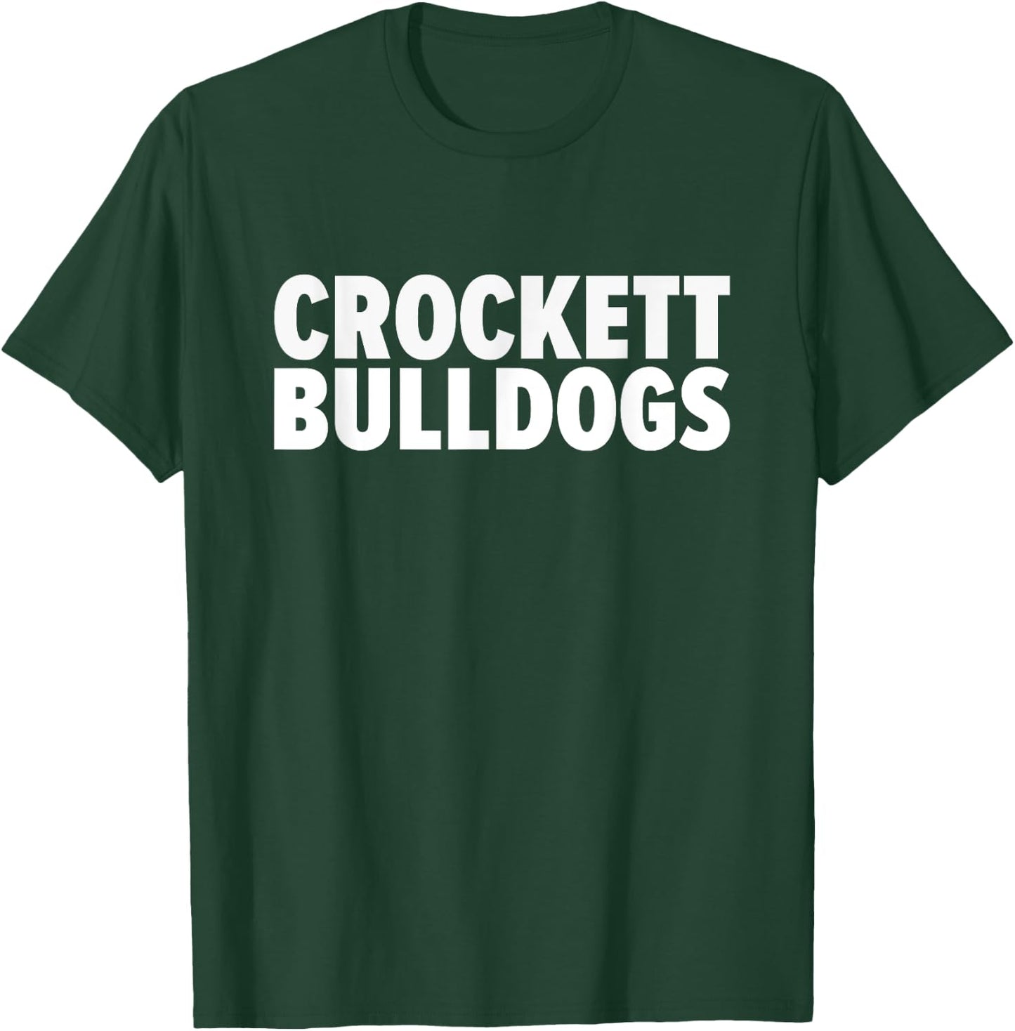 Crockett Bulldogs Bold T-Shirt - T-Shirt | Forest