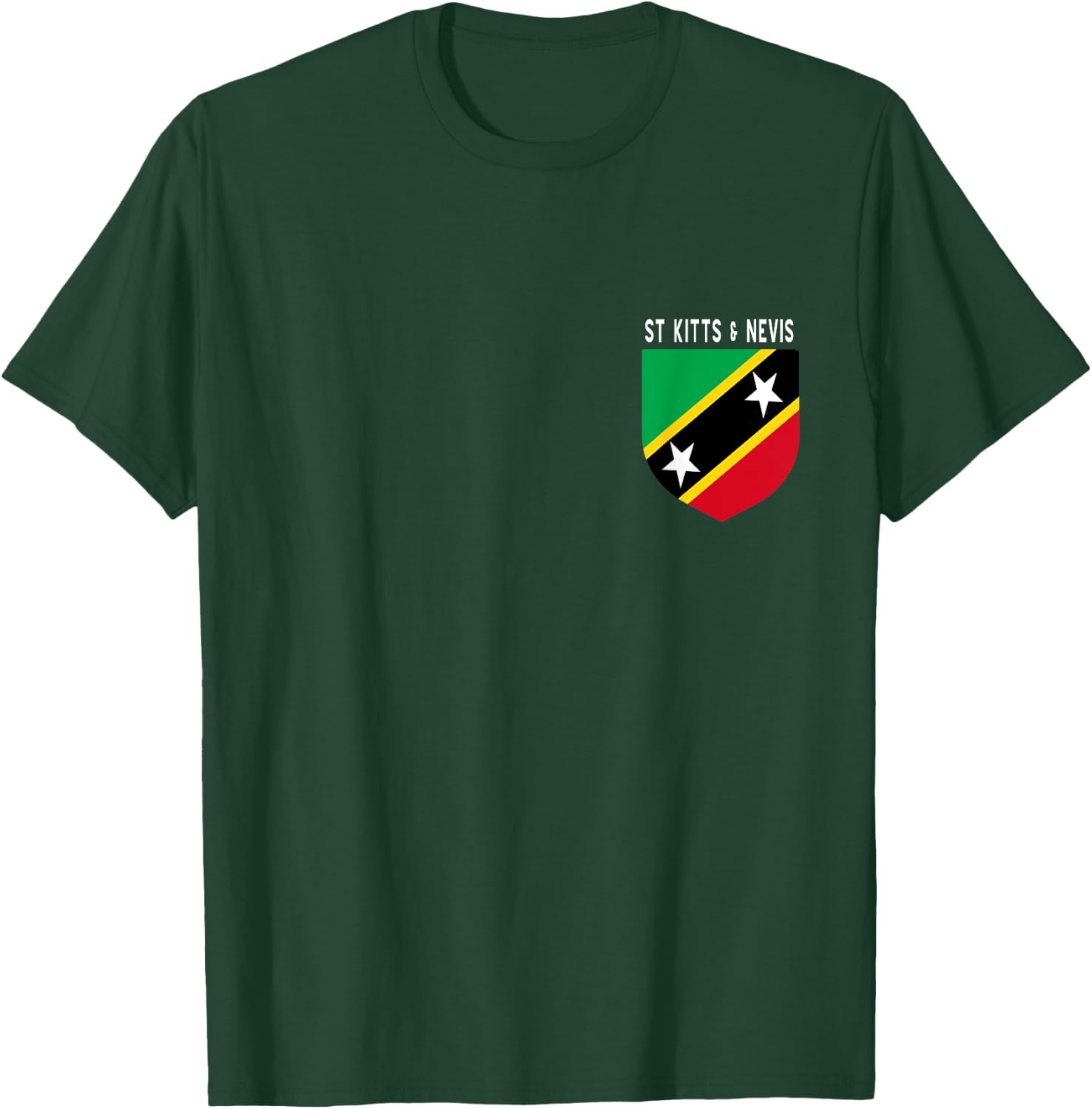 St Kitts Nevis Caribbean Flag Gifts Independence Souvenir T-Shirt - T-Shirt | Forest
