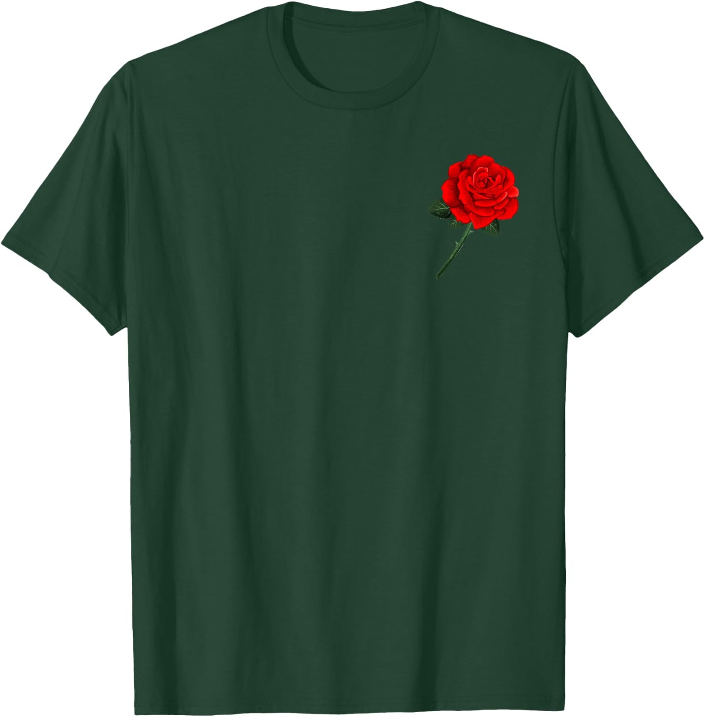 Cool Red Roses Elegant Floral Design Women and Youth T-Shirt - T-Shirt | Forest