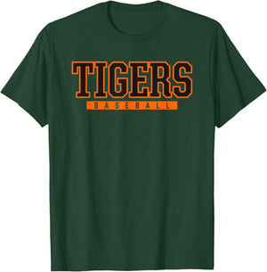 El Paso Tigers Baseball T-Shirt - T-Shirt | Forest
