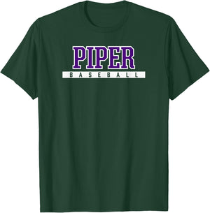 Piper High School Baseball T-Shirt - T-Shirt | Forest