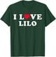 I Love Lilo Matching Girlfriend & Boyfriend Lilo Name T-Shirt - T-Shirt | Forest