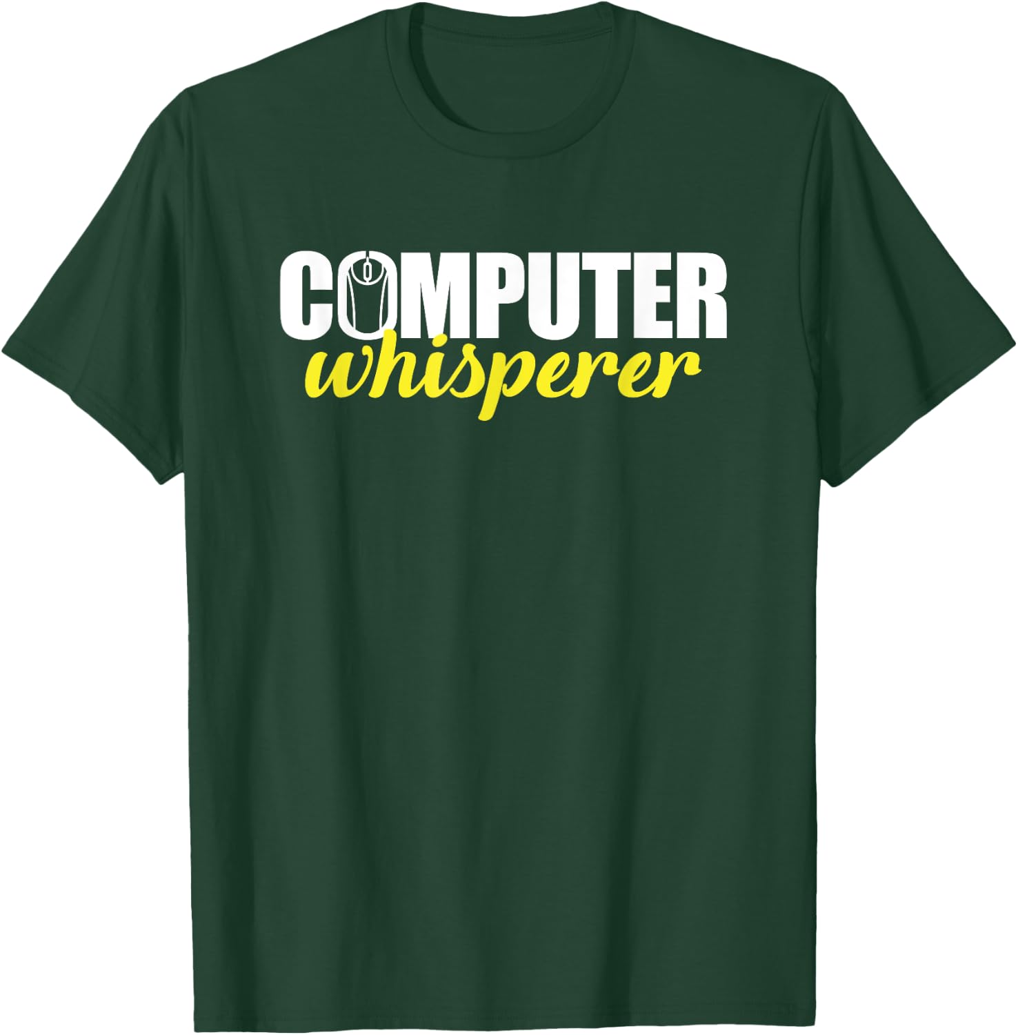 Techie Shirts Computer Whisperer Nerds Christmas Gifts T-Shirt - T-Shirt | Forest