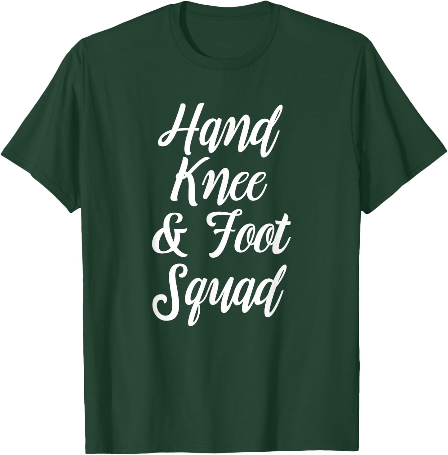 Hand Knee And Foot Squad Card Game Group T-Shirt - T-Shirt | Forest