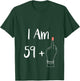 I Am 59 Plus 1 Middle Finger for A 60th Women 60 Years Old V-Neck T-Shirt - T-Shirt | Forest