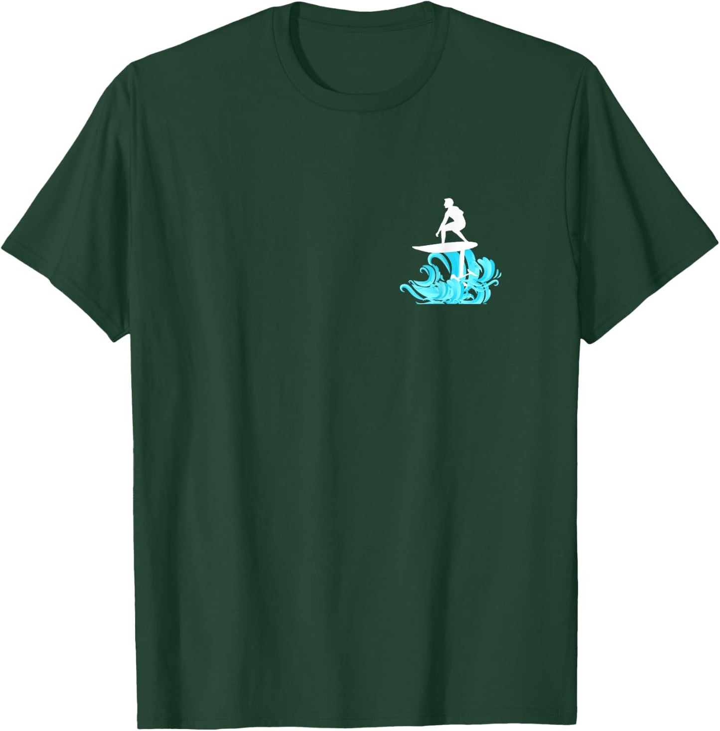 Foil-Surfing | Hydrofoil Board | Funny Gift Surfer T-Shirt - T-Shirt | Forest
