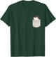 Kitty Cat In The Pocket Cute Pocket Kitten Women Kids T-Shirt - T-Shirt | Forest
