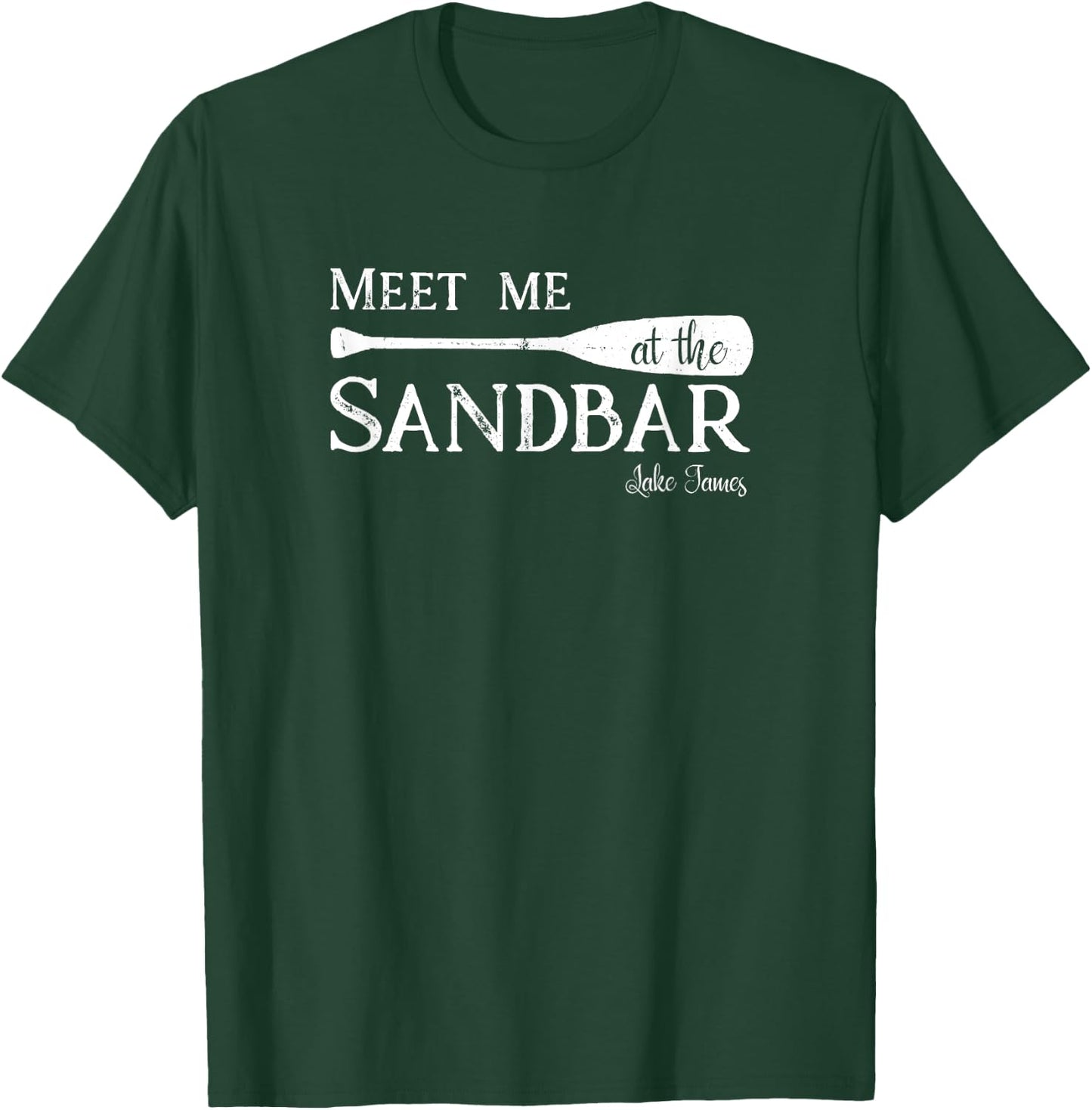 Lake James Meet Me at the Sandbar, Indiana T-Shirt - T-Shirt | Forest